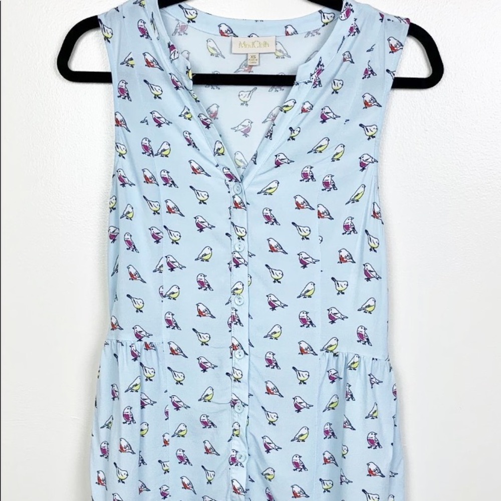 Modcloth Womens Size XS Blue Sleeveless Top - Picture 1 of 4